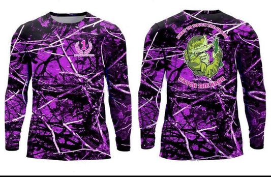 Purple Camo Long Sleeve